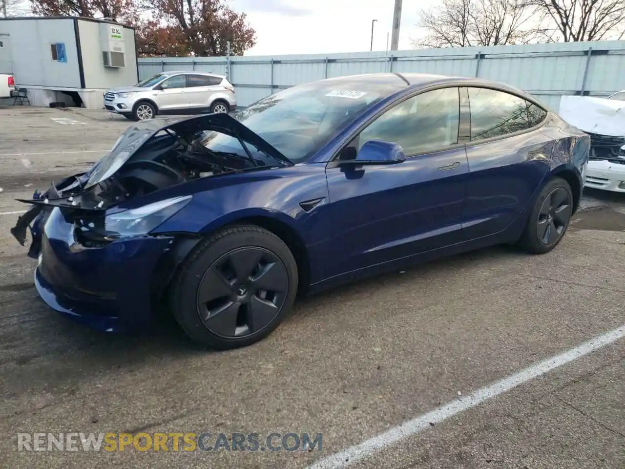 1 fotografías del automóvil dañado 5YJ3E1EB9NF329898 TESLA MODEL 3 2022