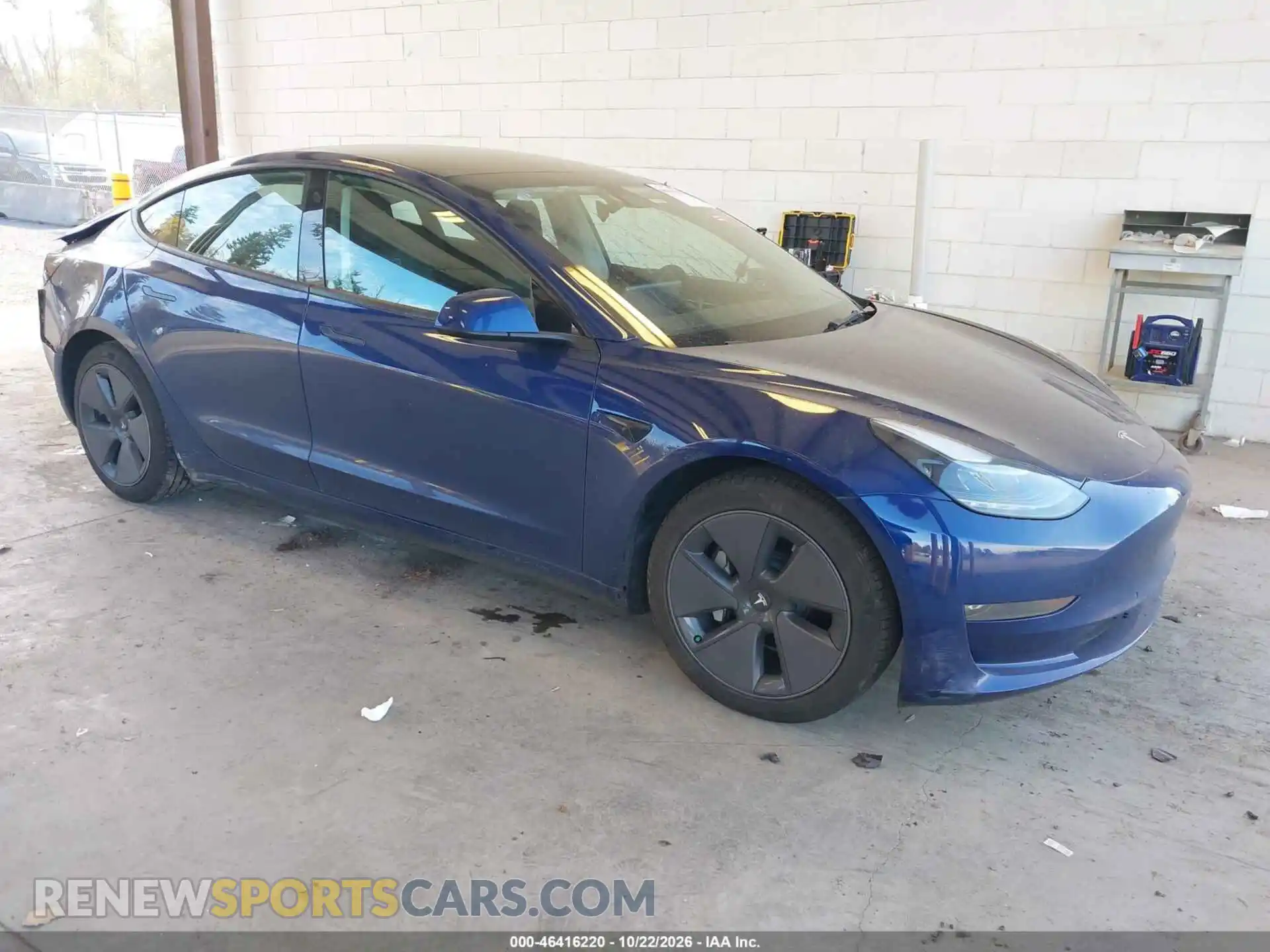 1 fotografías del automóvil dañado 5YJ3E1EB9NF346233 TESLA MODEL 3 2022