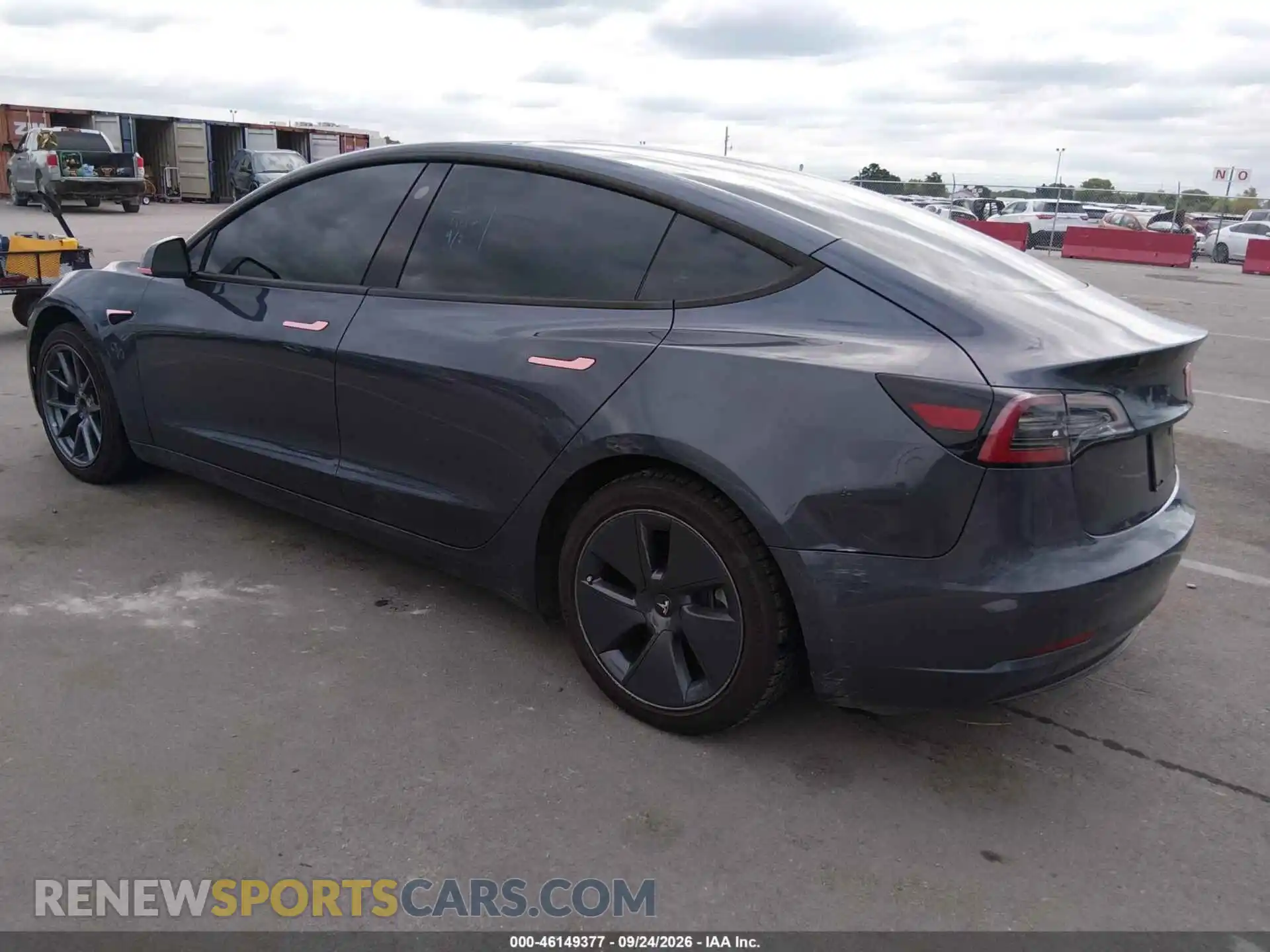 3 Photograph of a damaged car 5YJ3E1EBXNF117267 TESLA MODEL 3 2022