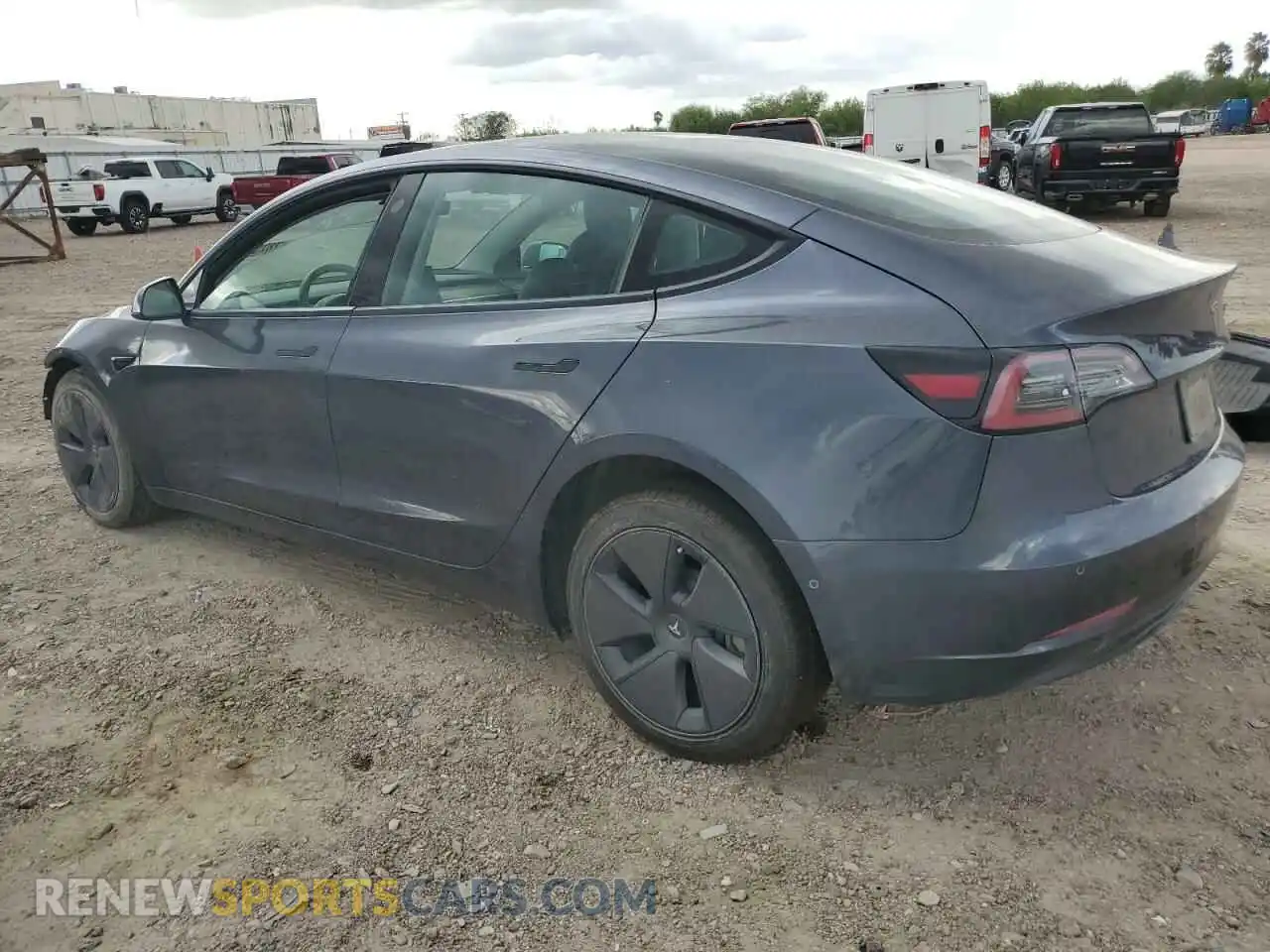 2 Photograph of a damaged car 5YJ3E1EBXNF125546 TESLA MODEL 3 2022