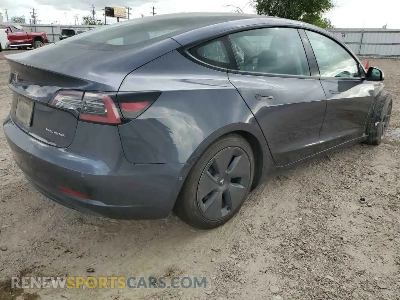 3 Photograph of a damaged car 5YJ3E1EBXNF125546 TESLA MODEL 3 2022