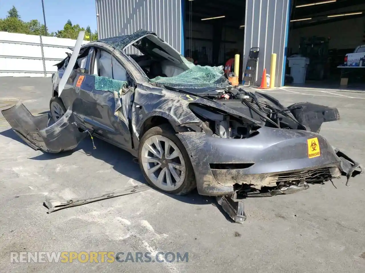 1 fotografías del automóvil dañado 5YJ3E1EBXNF129998 TESLA MODEL 3 2022