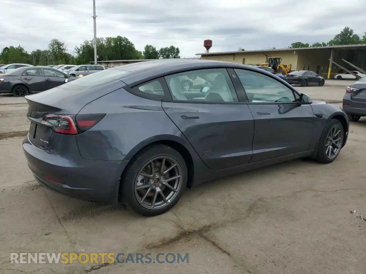 3 Photograph of a damaged car 5YJ3E1EBXNF153413 TESLA MODEL 3 2022