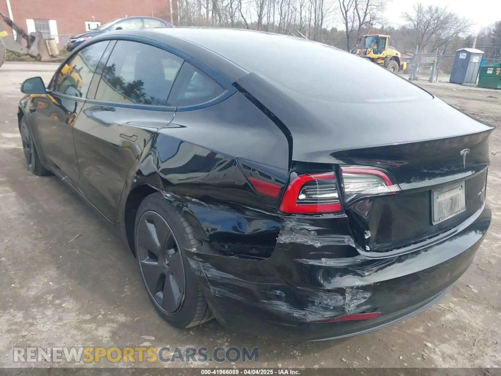 3 Photograph of a damaged car 5YJ3E1EBXNF177128 TESLA MODEL 3 2022