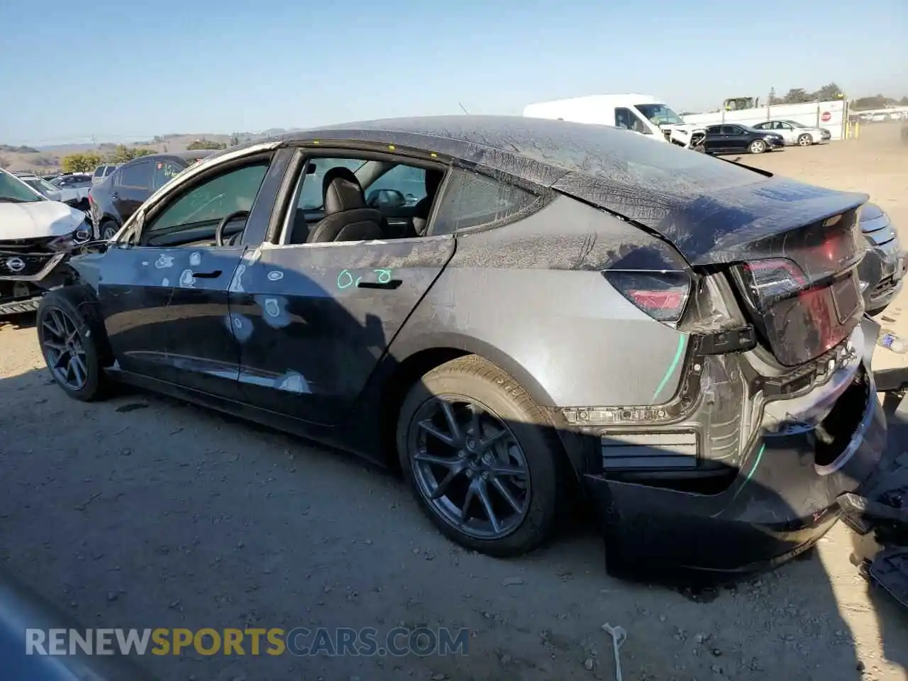 3 Photograph of a damaged car 5YJ3E1EBXNF238137 TESLA MODEL 3 2022