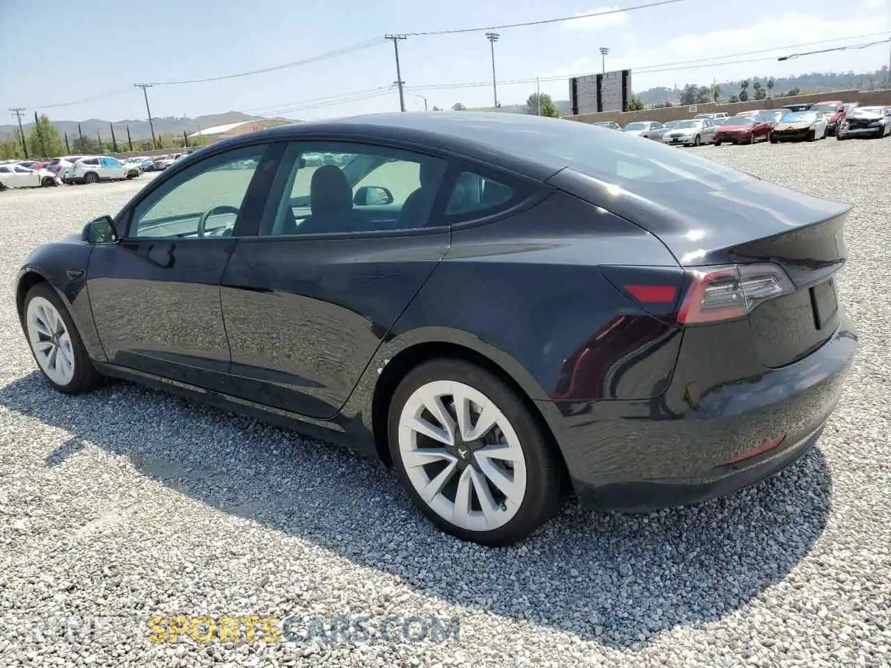 2 Photograph of a damaged car 5YJ3E1EBXNF254418 TESLA MODEL 3 2022