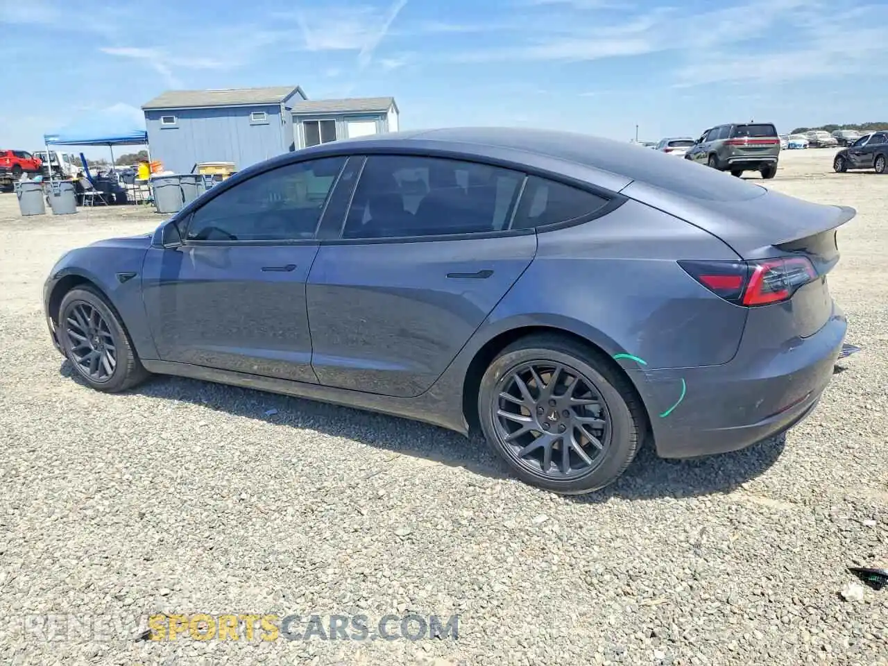 2 Photograph of a damaged car 5YJ3E1EBXNF260140 TESLA MODEL 3 2022