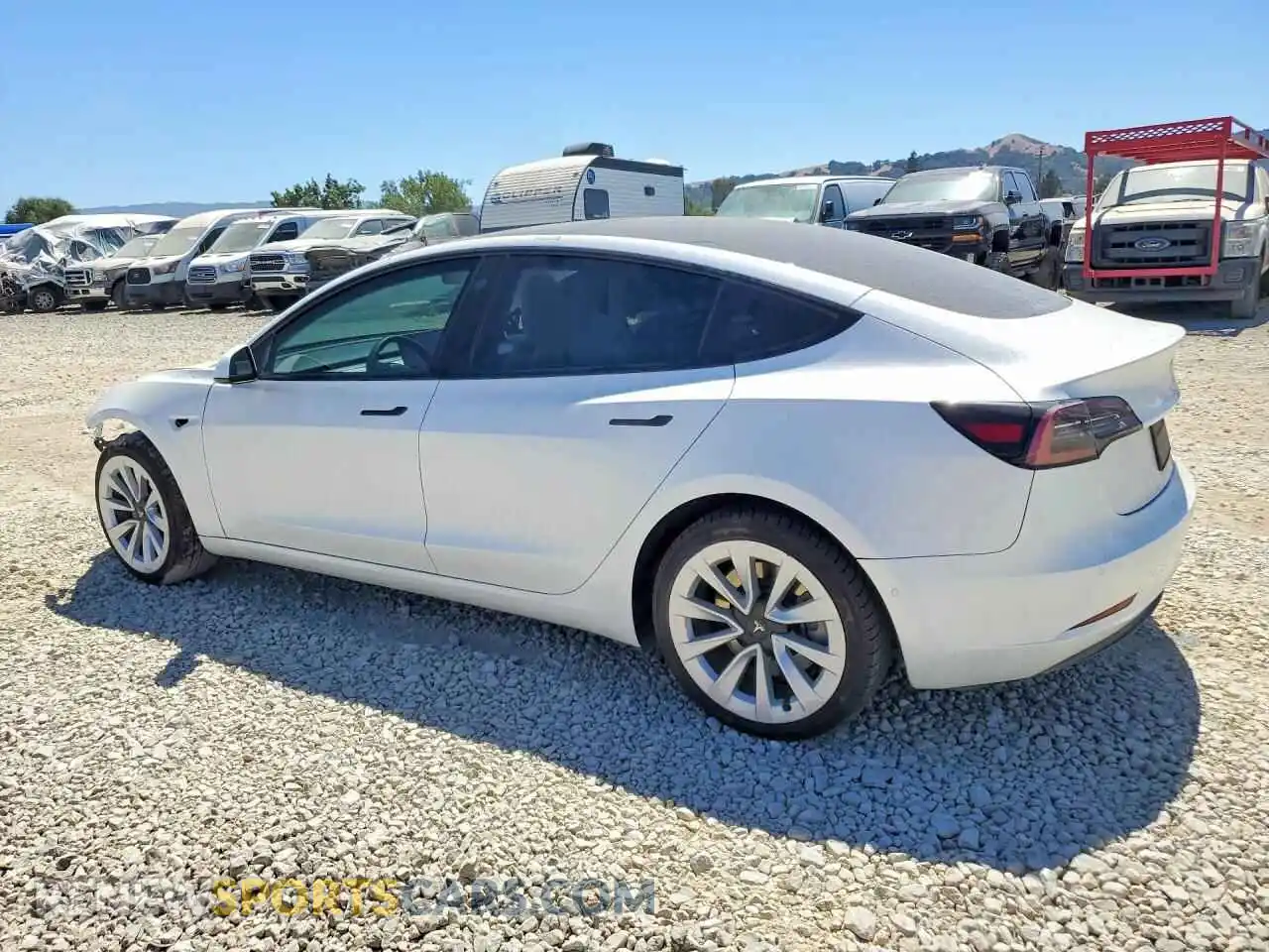 2 Фотография поврежденного автомобиля 5YJ3E1EBXNF269212 TESLA MODEL 3 2022