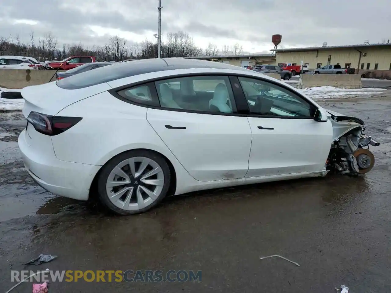 3 Photograph of a damaged car 5YJ3E1EBXNF270294 TESLA MODEL 3 2022