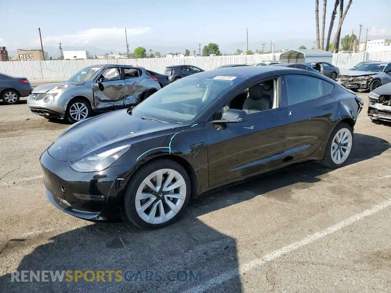 1 fotografías del automóvil dañado 5YJ3E1EBXNF295261 TESLA MODEL 3 2022
