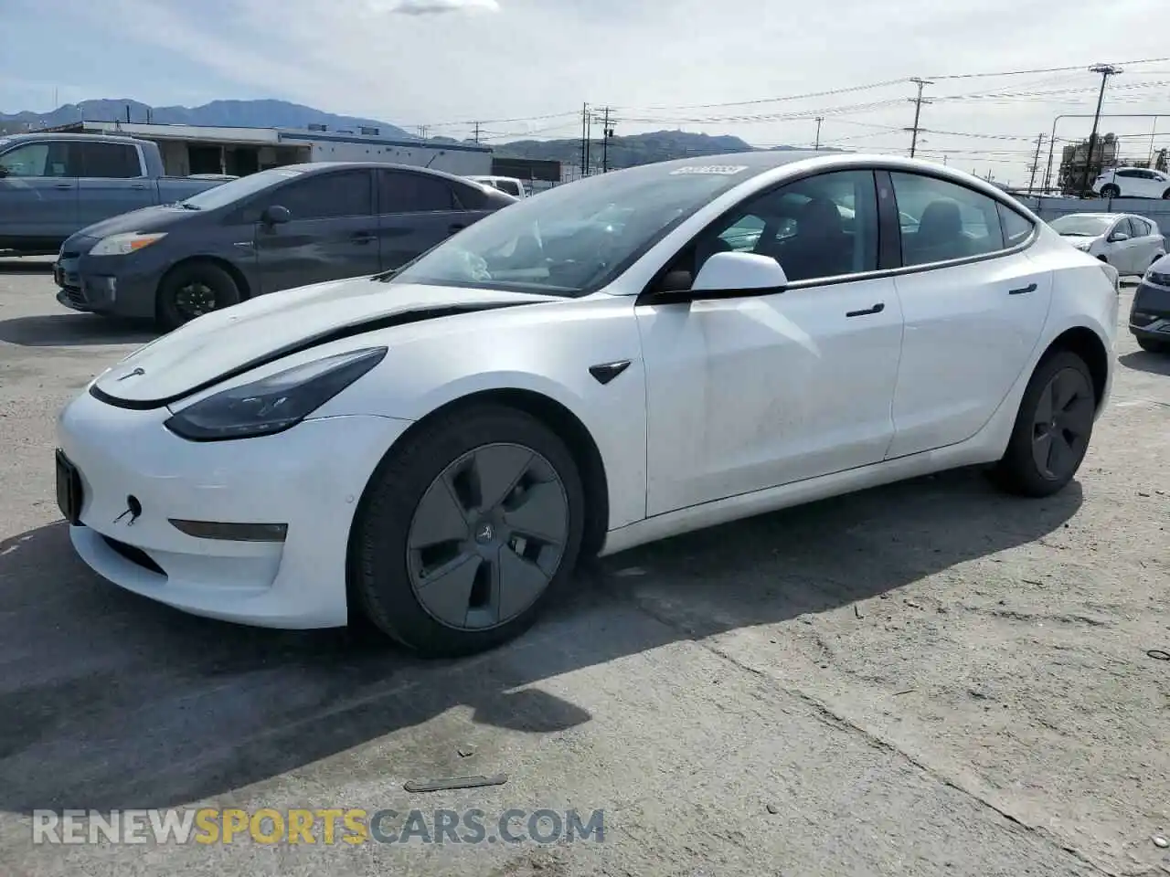 1 Photograph of a damaged car 5YJ3E1EBXNF330719 TESLA MODEL 3 2022