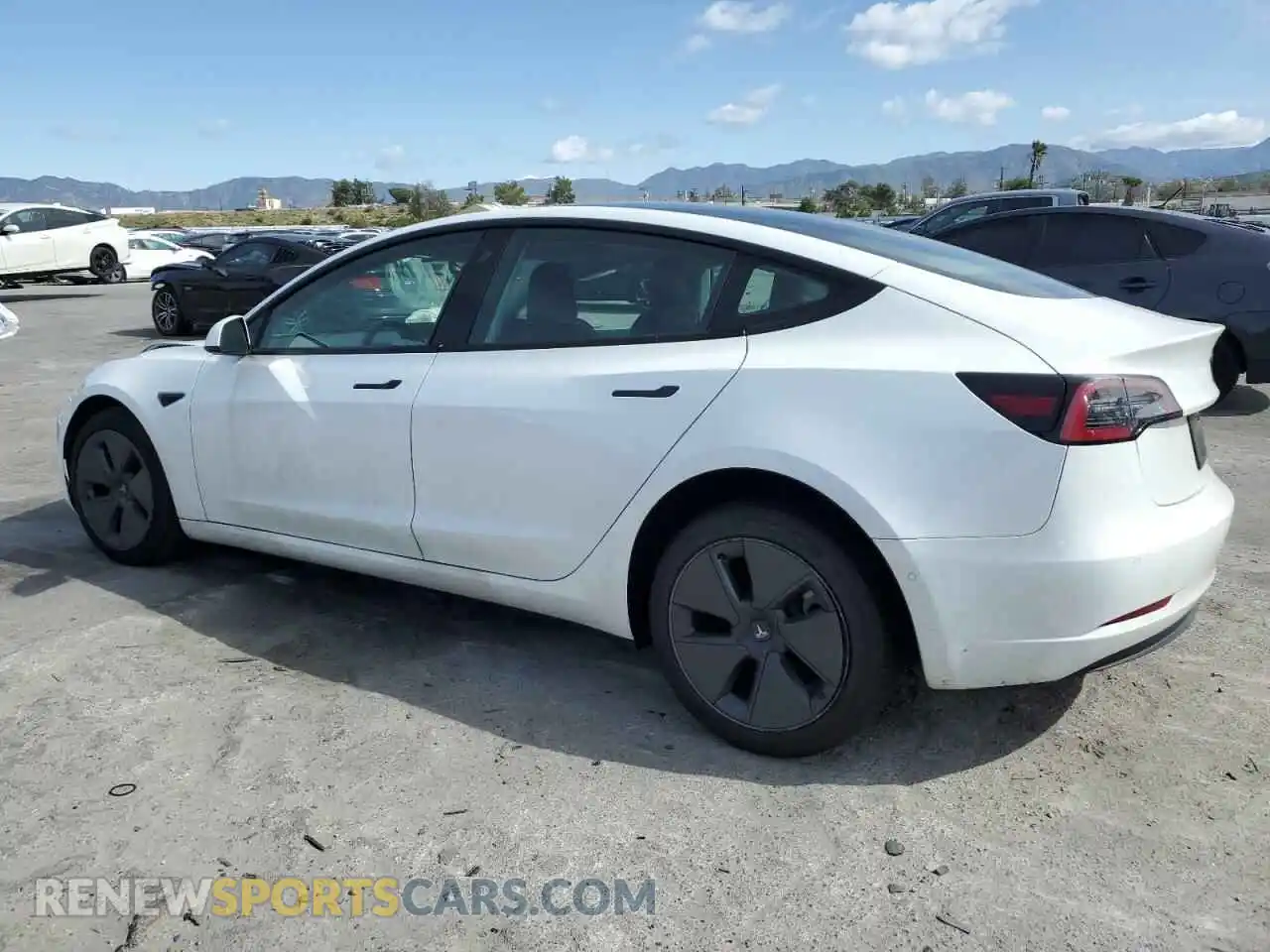 2 Photograph of a damaged car 5YJ3E1EBXNF330719 TESLA MODEL 3 2022