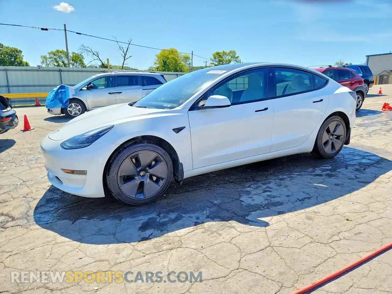 1 fotografías del automóvil dañado 5YJ3E1EBXNF344264 TESLA MODEL 3 2022