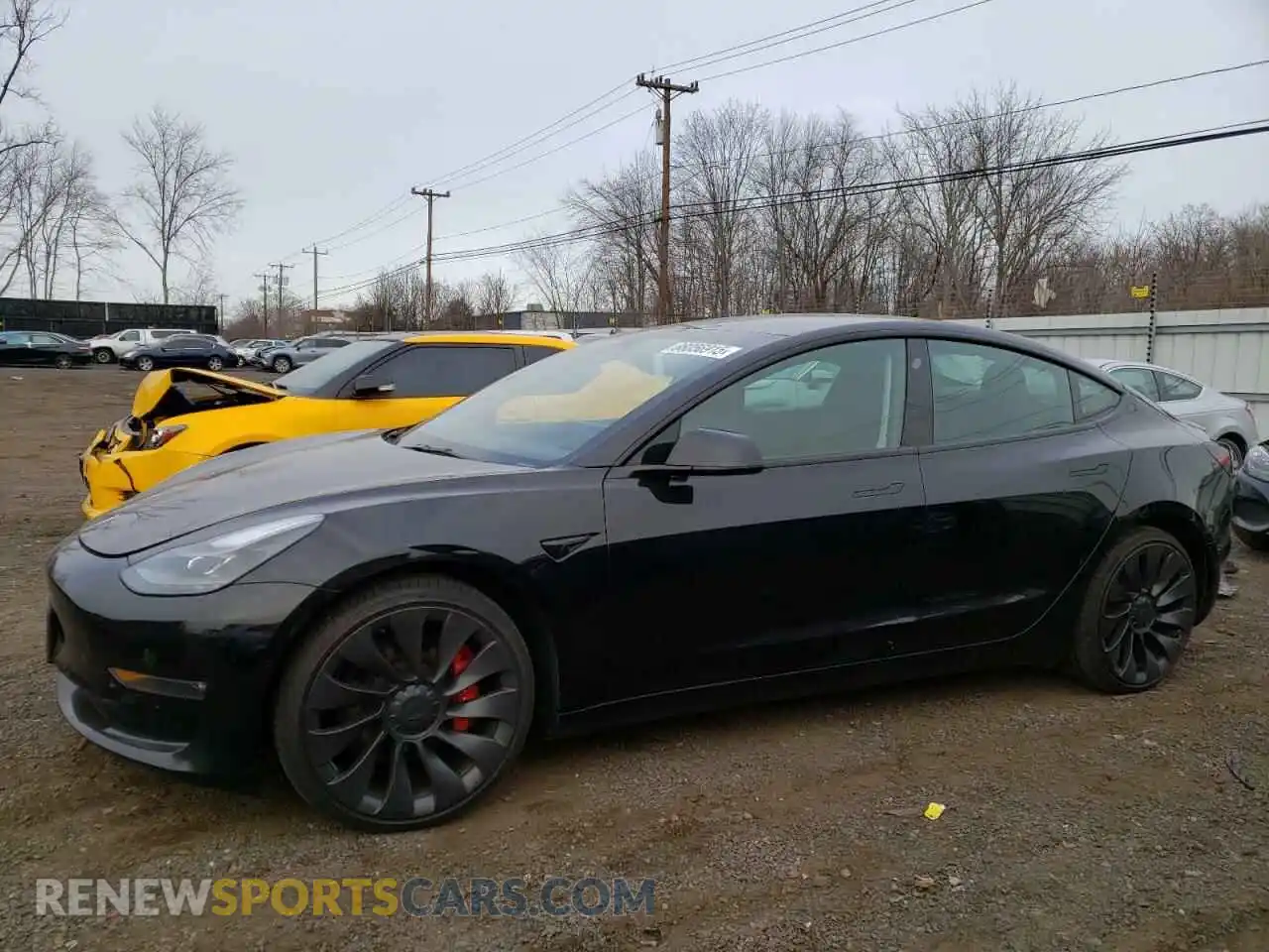 1 Фотография поврежденного автомобиля 5YJ3E1EC0NF109722 TESLA MODEL 3 2022