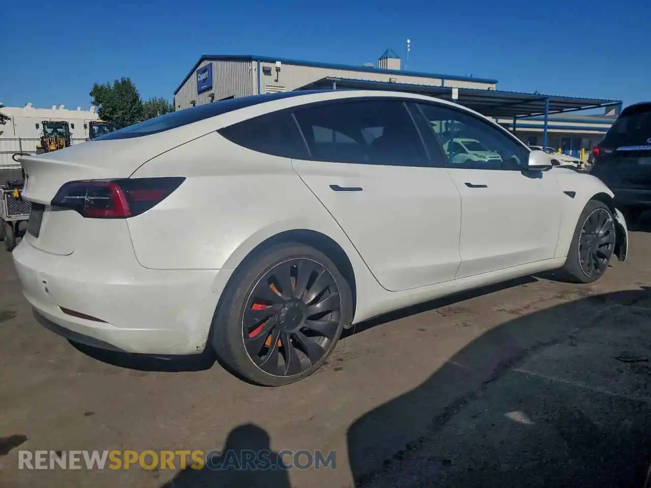 3 Photograph of a damaged car 5YJ3E1EC0NF229259 TESLA MODEL 3 2022