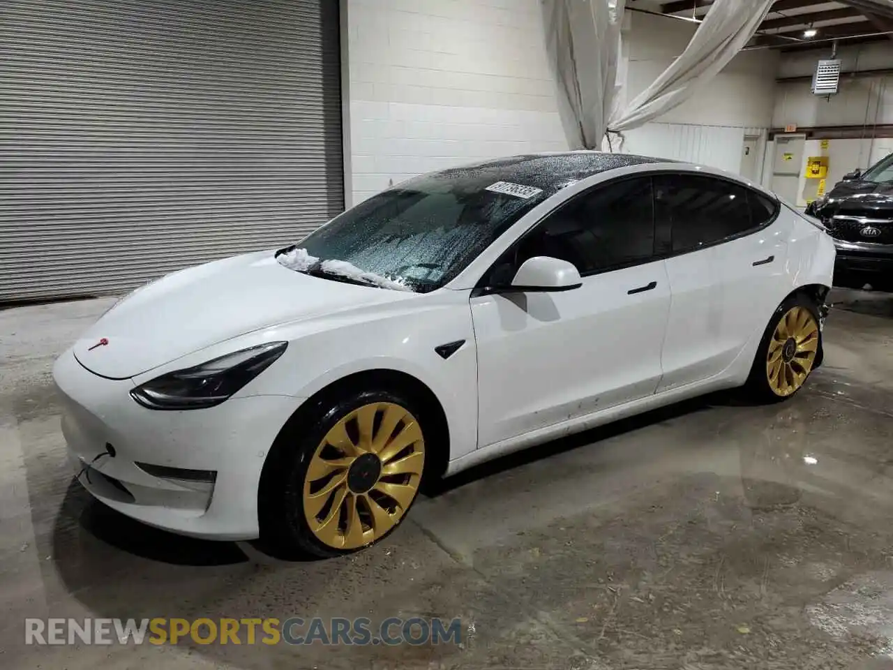 1 Photograph of a damaged car 5YJ3E1EC0NF270247 TESLA MODEL 3 2022