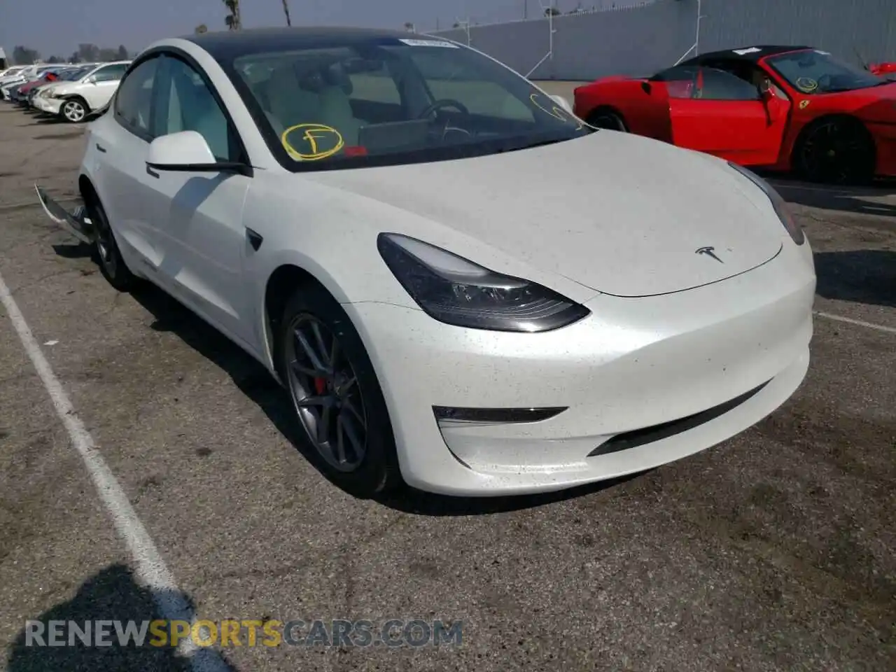 1 fotografías del automóvil dañado 5YJ3E1EC1NF131406 TESLA MODEL 3 2022