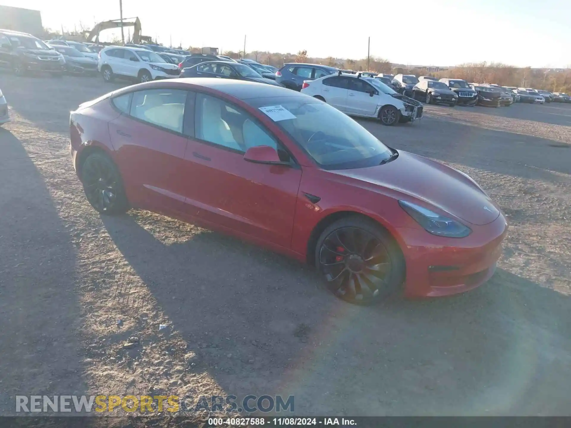 1 Фотография поврежденного автомобиля 5YJ3E1EC1NF163191 TESLA MODEL 3 2022
