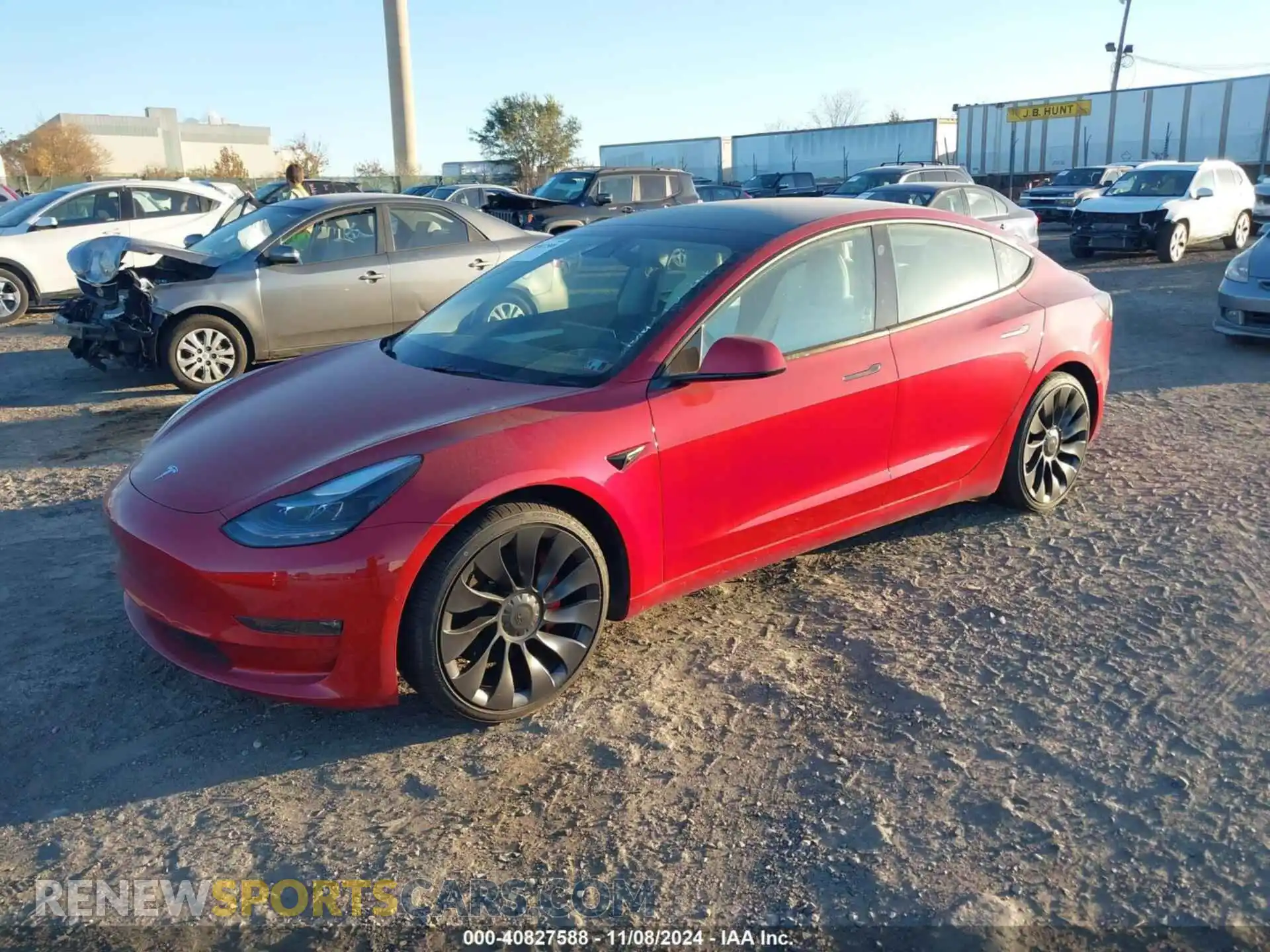 2 Фотография поврежденного автомобиля 5YJ3E1EC1NF163191 TESLA MODEL 3 2022