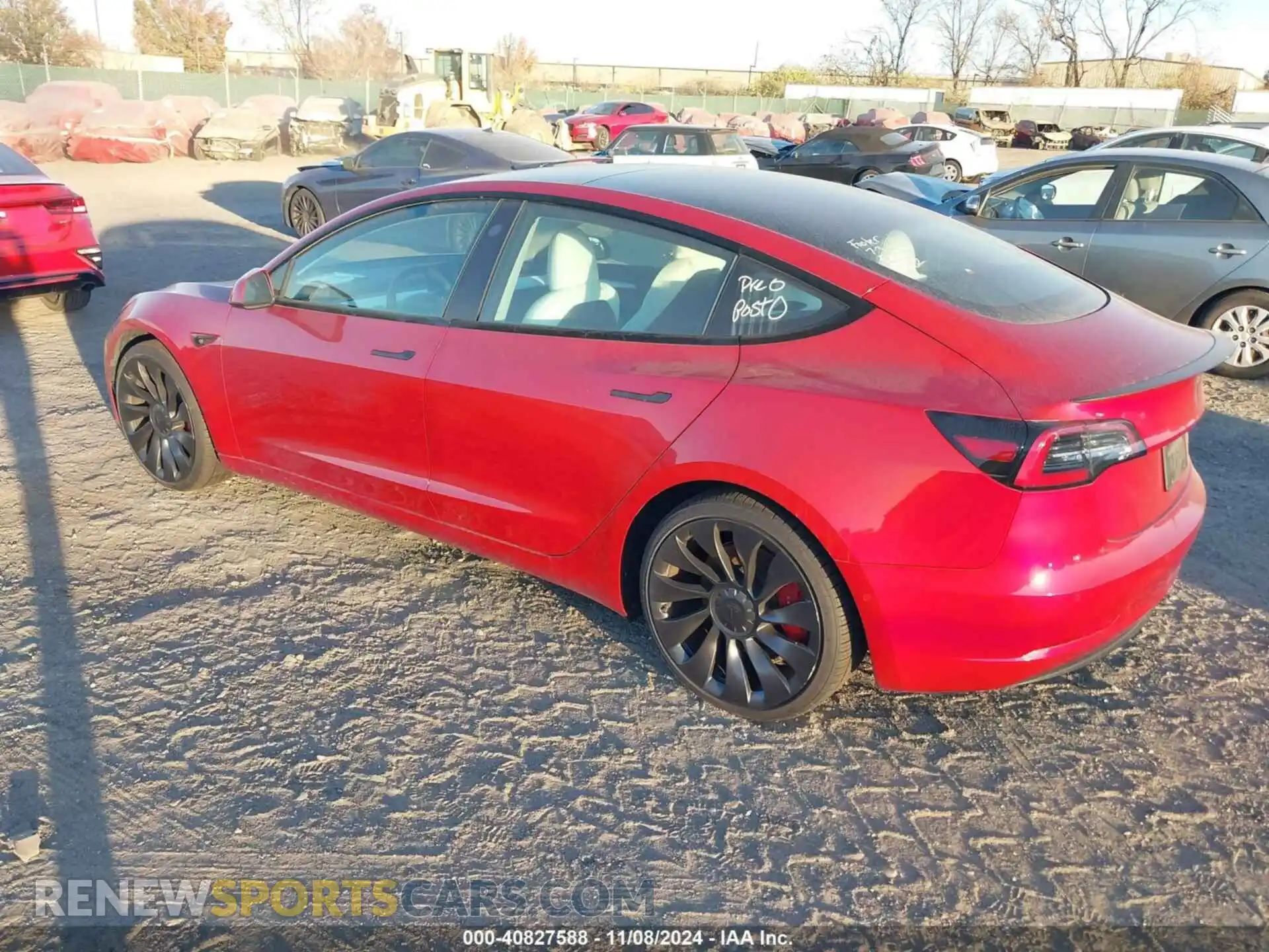 3 Фотография поврежденного автомобиля 5YJ3E1EC1NF163191 TESLA MODEL 3 2022