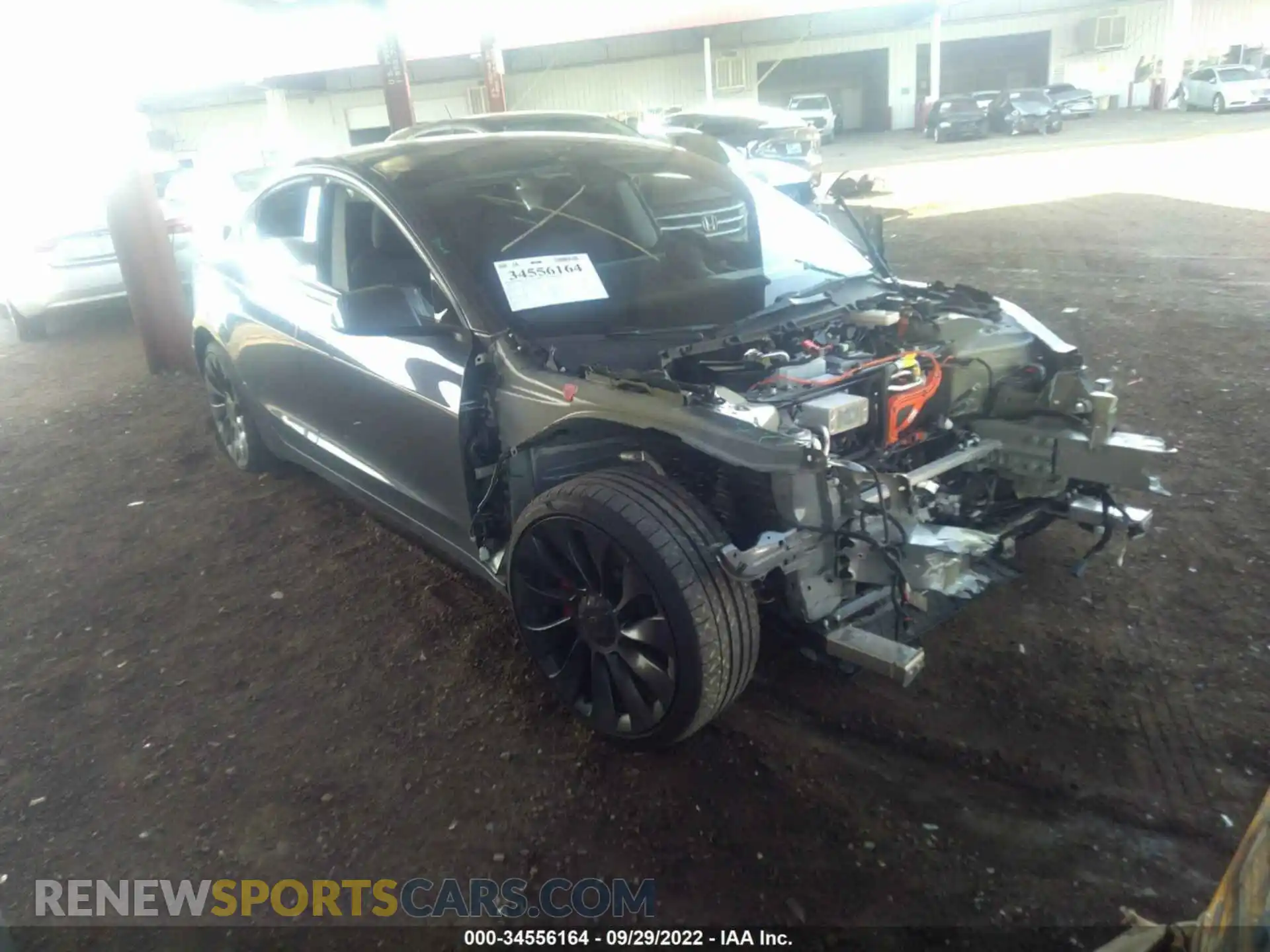 1 fotografías del automóvil dañado 5YJ3E1EC1NF173641 TESLA MODEL 3 2022