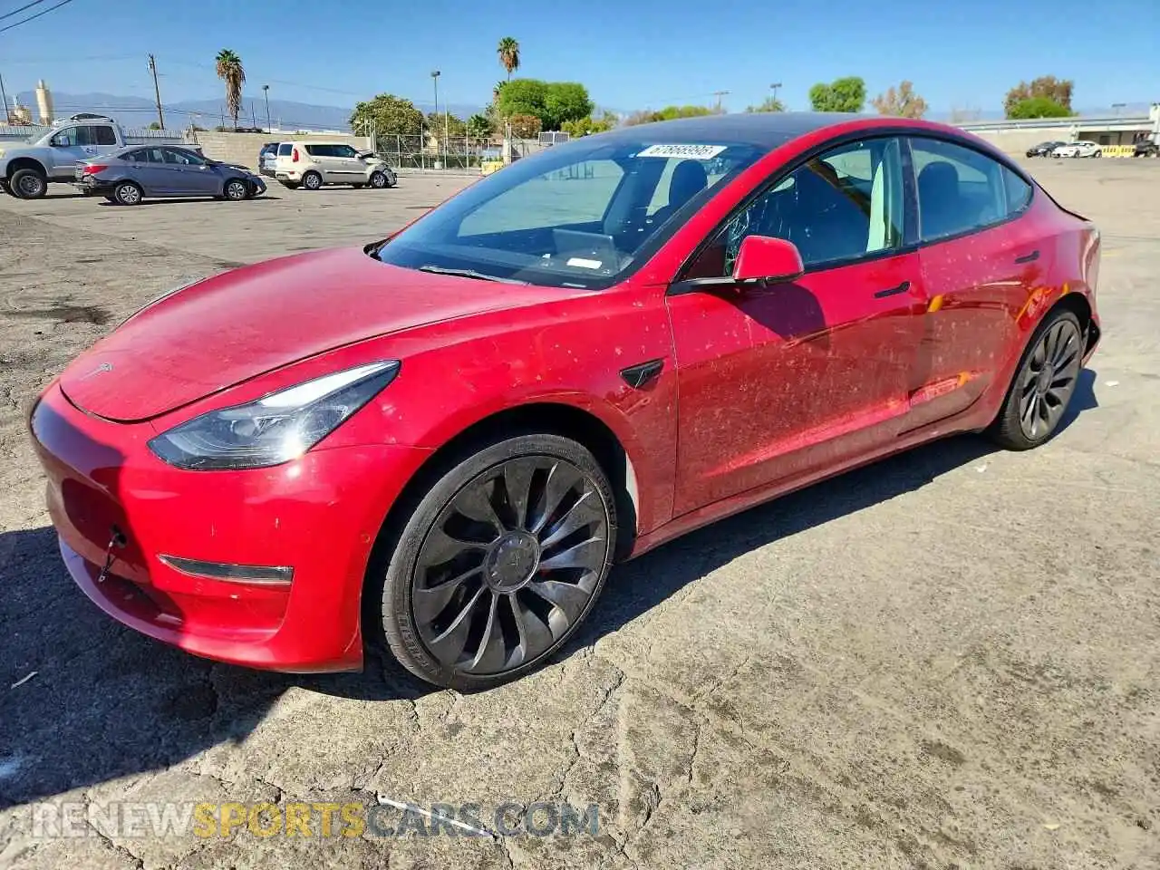 1 fotografías del automóvil dañado 5YJ3E1EC1NF359146 TESLA MODEL 3 2022