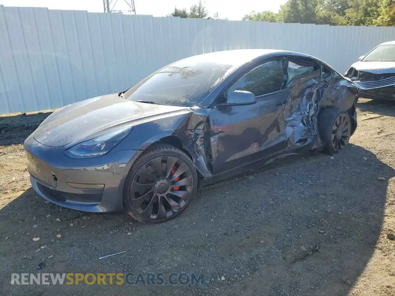 1 fotografías del automóvil dañado 5YJ3E1EC2NF261811 TESLA MODEL 3 2022