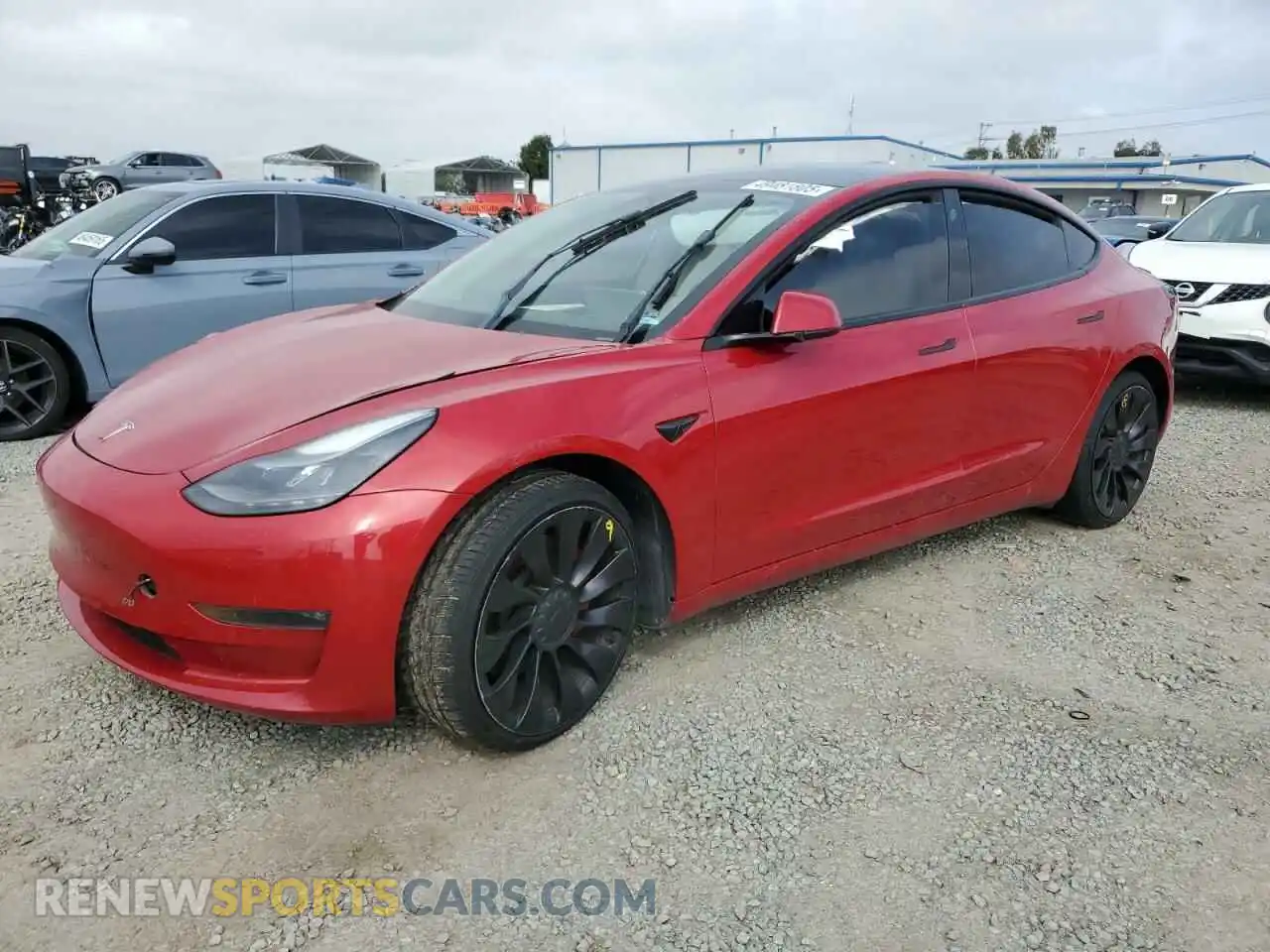 1 Фотография поврежденного автомобиля 5YJ3E1EC2NF268046 TESLA MODEL 3 2022