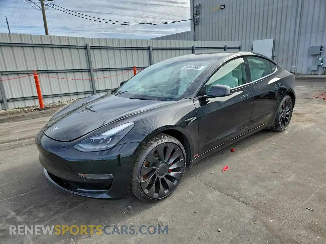 1 Photograph of a damaged car 5YJ3E1EC2NF354456 TESLA MODEL 3 2022