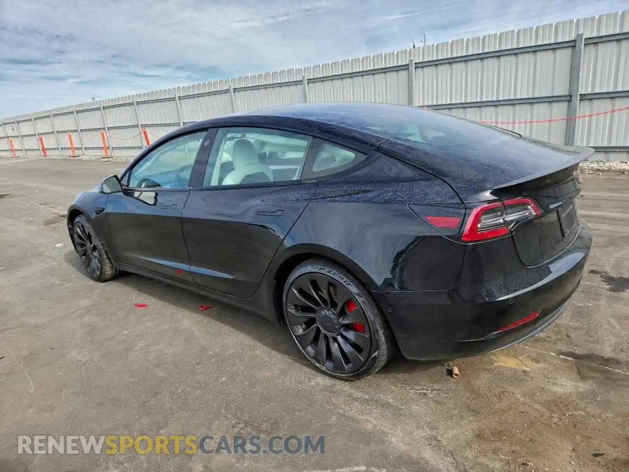 2 Photograph of a damaged car 5YJ3E1EC2NF354456 TESLA MODEL 3 2022