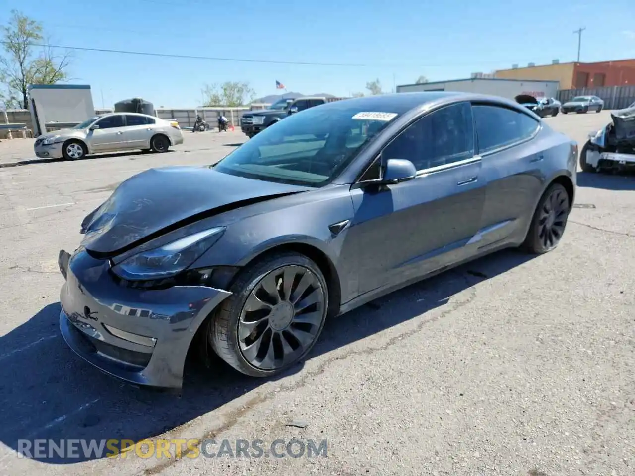 1 fotografías del automóvil dañado 5YJ3E1EC3NF144870 TESLA MODEL 3 2022