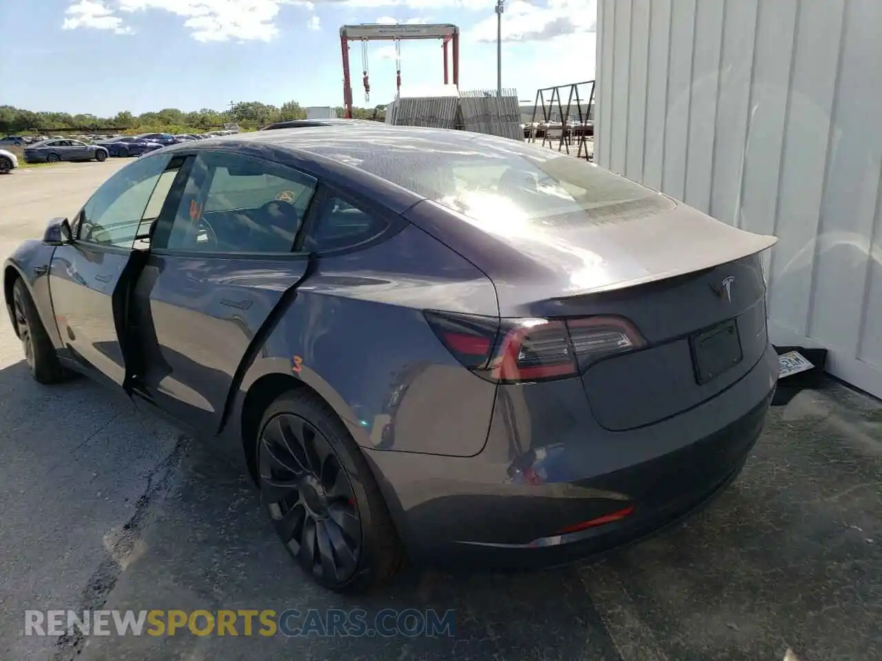 3 Photograph of a damaged car 5YJ3E1EC3NF316119 TESLA MODEL 3 2022