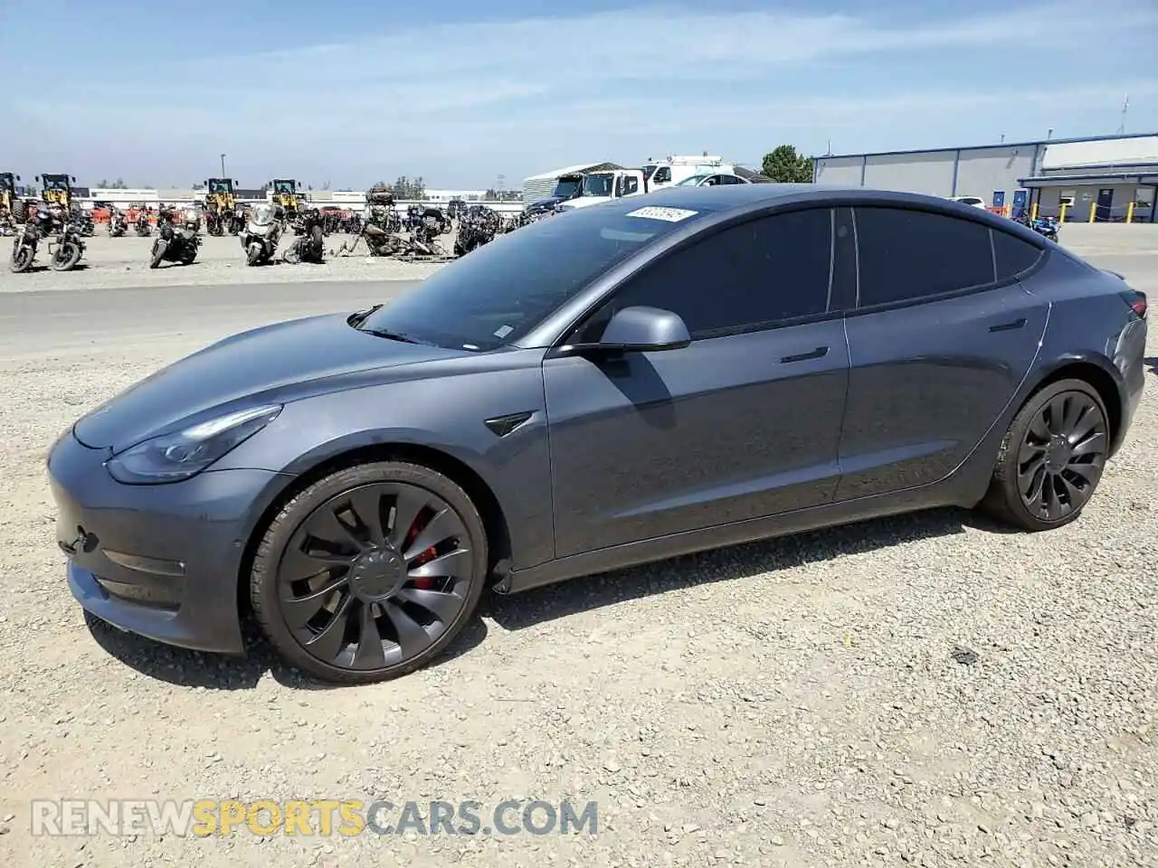 1 Photograph of a damaged car 5YJ3E1EC4NF177991 TESLA MODEL 3 2022