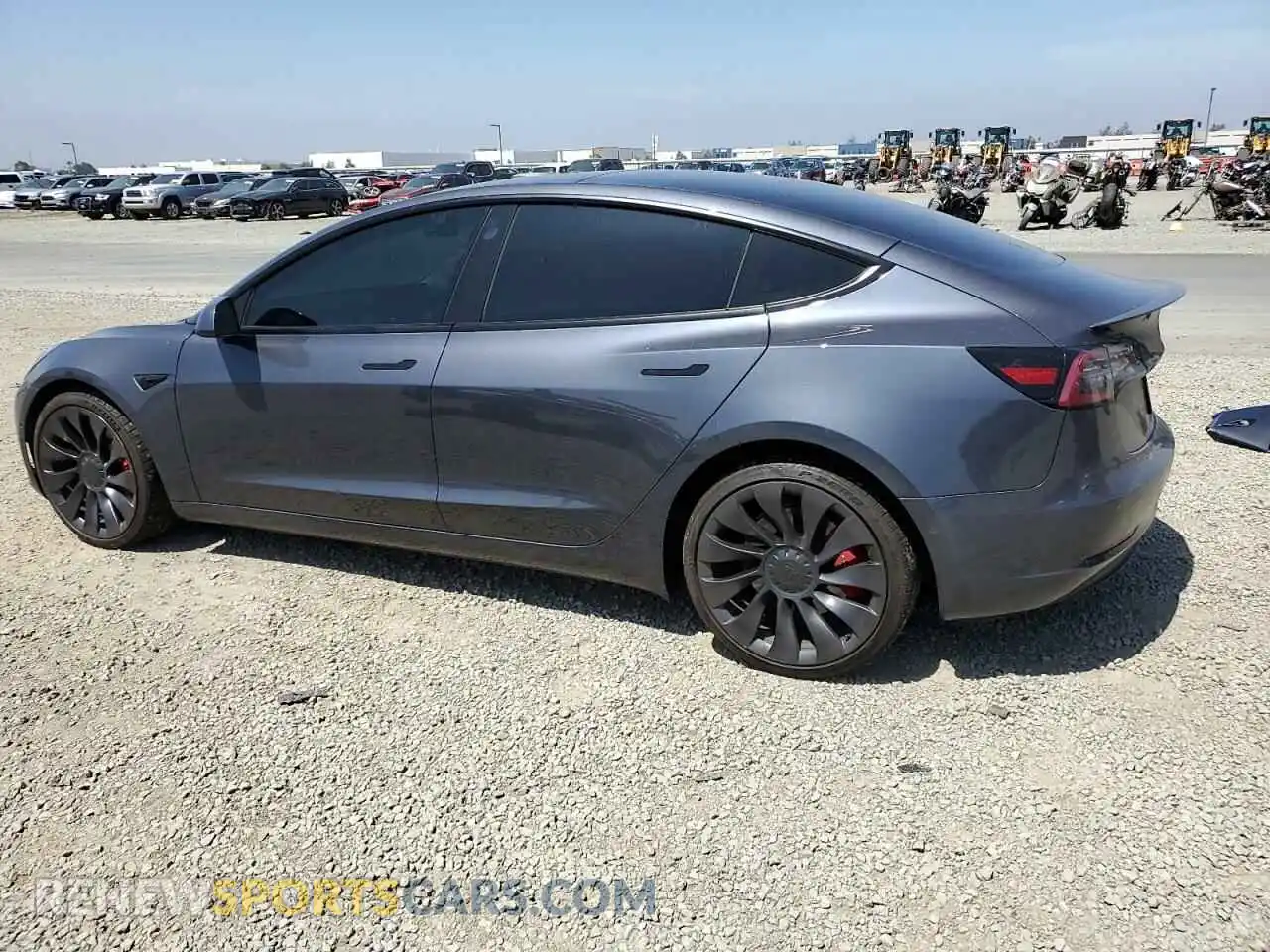 2 Photograph of a damaged car 5YJ3E1EC4NF177991 TESLA MODEL 3 2022