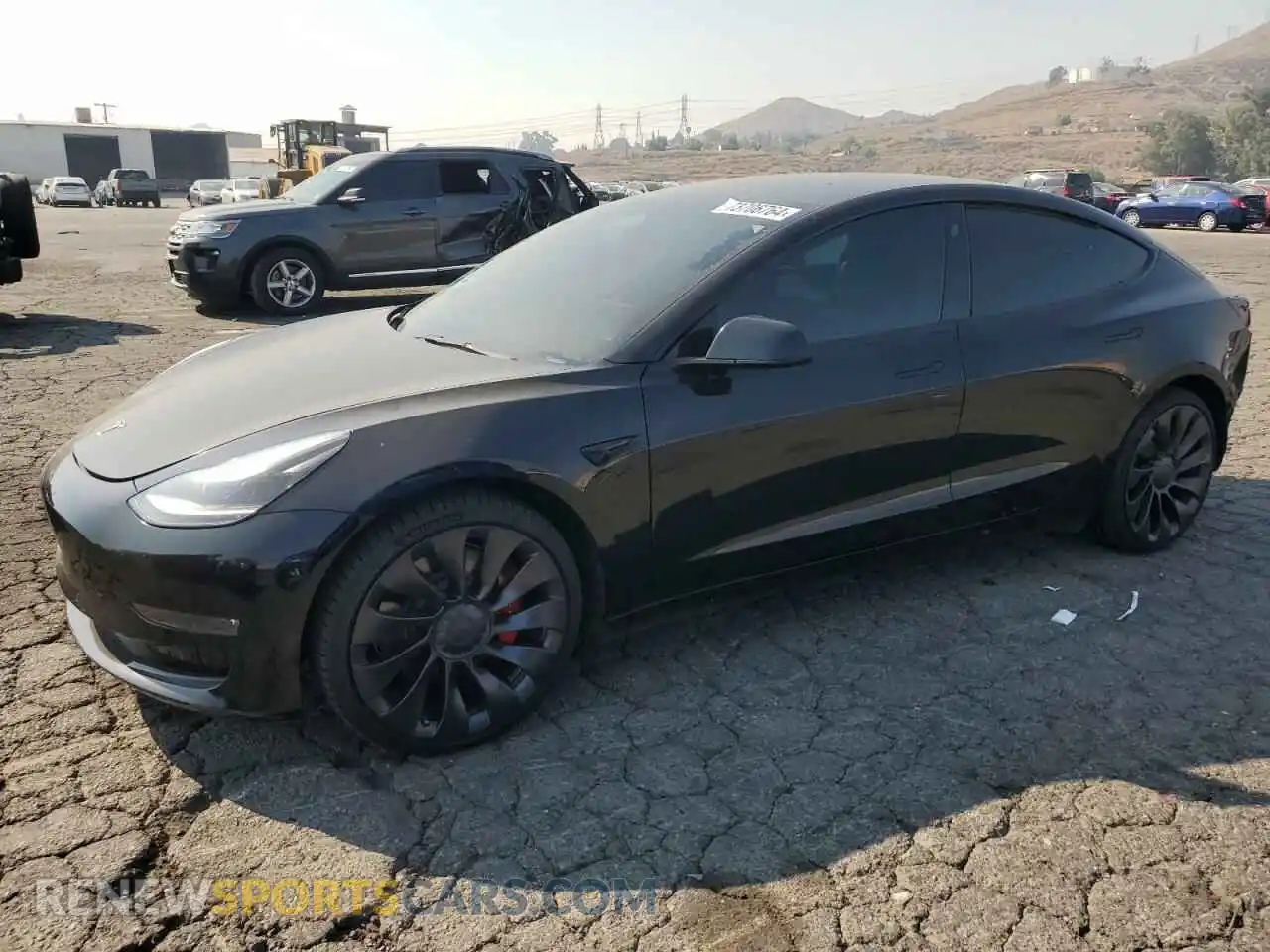 1 Photograph of a damaged car 5YJ3E1EC4NF209306 TESLA MODEL 3 2022
