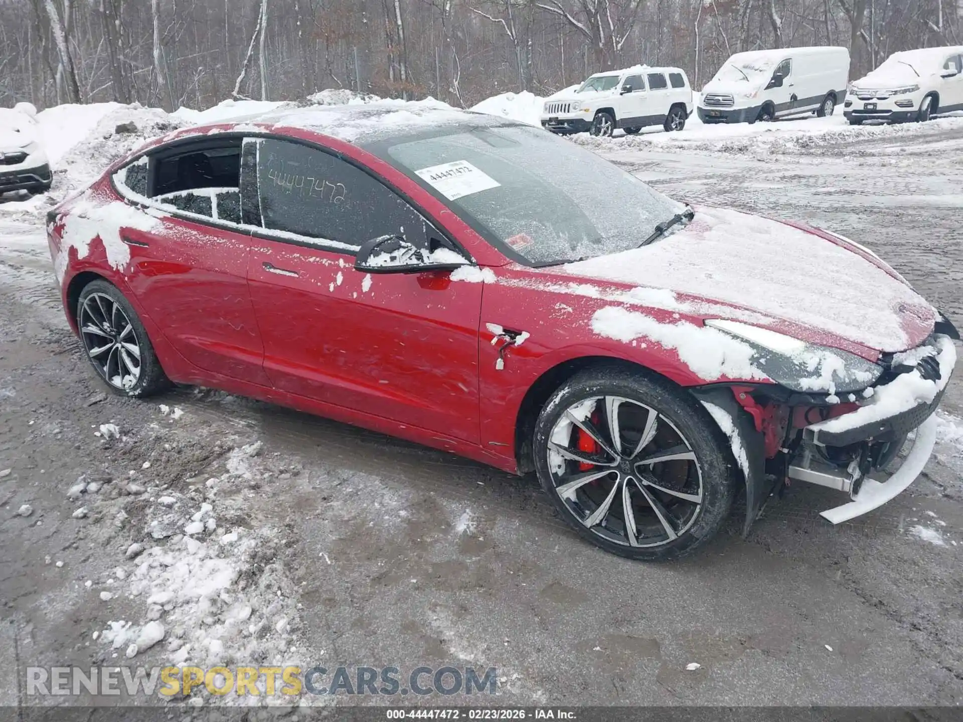 1 Фотография поврежденного автомобиля 5YJ3E1EC4NF307414 TESLA MODEL 3 2022