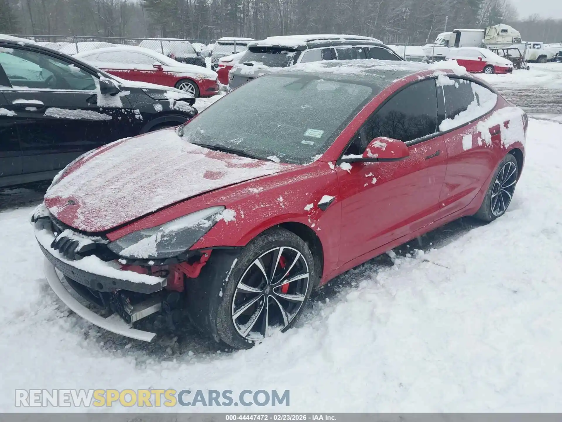 2 Фотография поврежденного автомобиля 5YJ3E1EC4NF307414 TESLA MODEL 3 2022