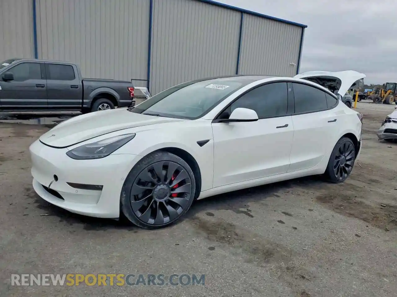 1 Photograph of a damaged car 5YJ3E1EC5NF276268 TESLA MODEL 3 2022