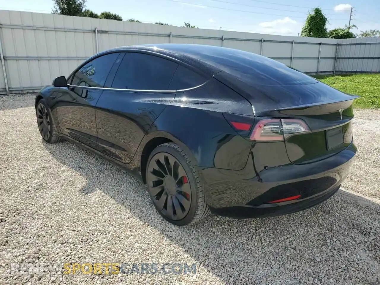 3 Photograph of a damaged car 5YJ3E1EC6NF127819 TESLA MODEL 3 2022