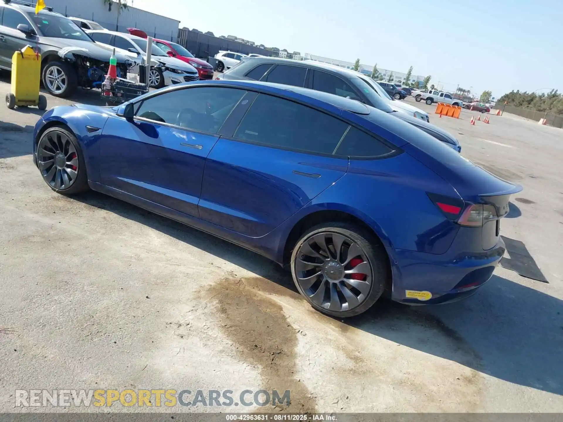 3 Photograph of a damaged car 5YJ3E1EC6NF164949 TESLA MODEL 3 2022