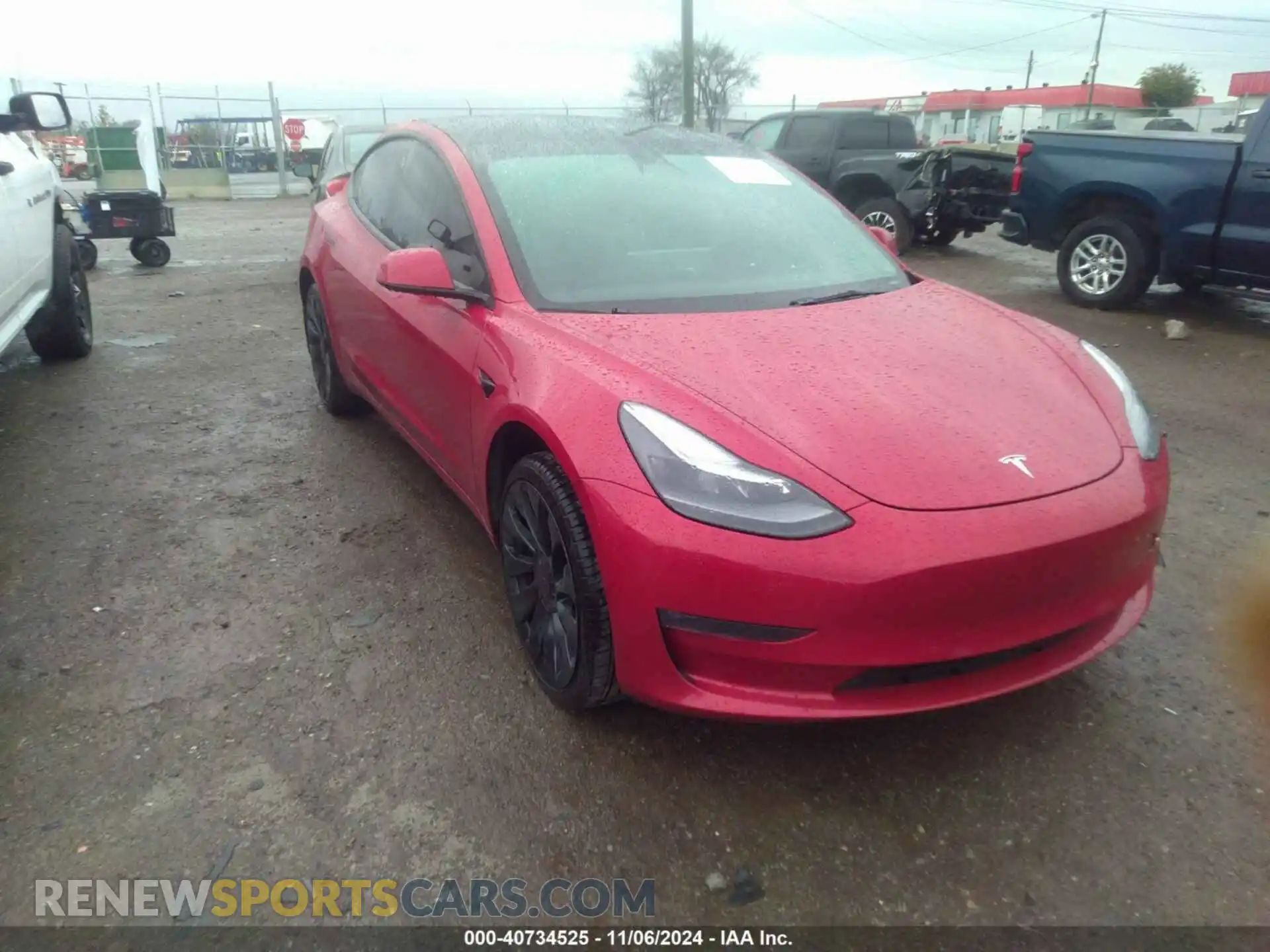 1 Photograph of a damaged car 5YJ3E1EC6NF165731 TESLA MODEL 3 2022