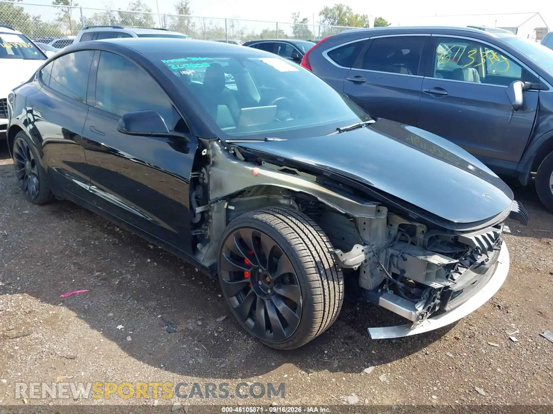 1 Фотография поврежденного автомобиля 5YJ3E1EC6NF203605 TESLA MODEL 3 2022
