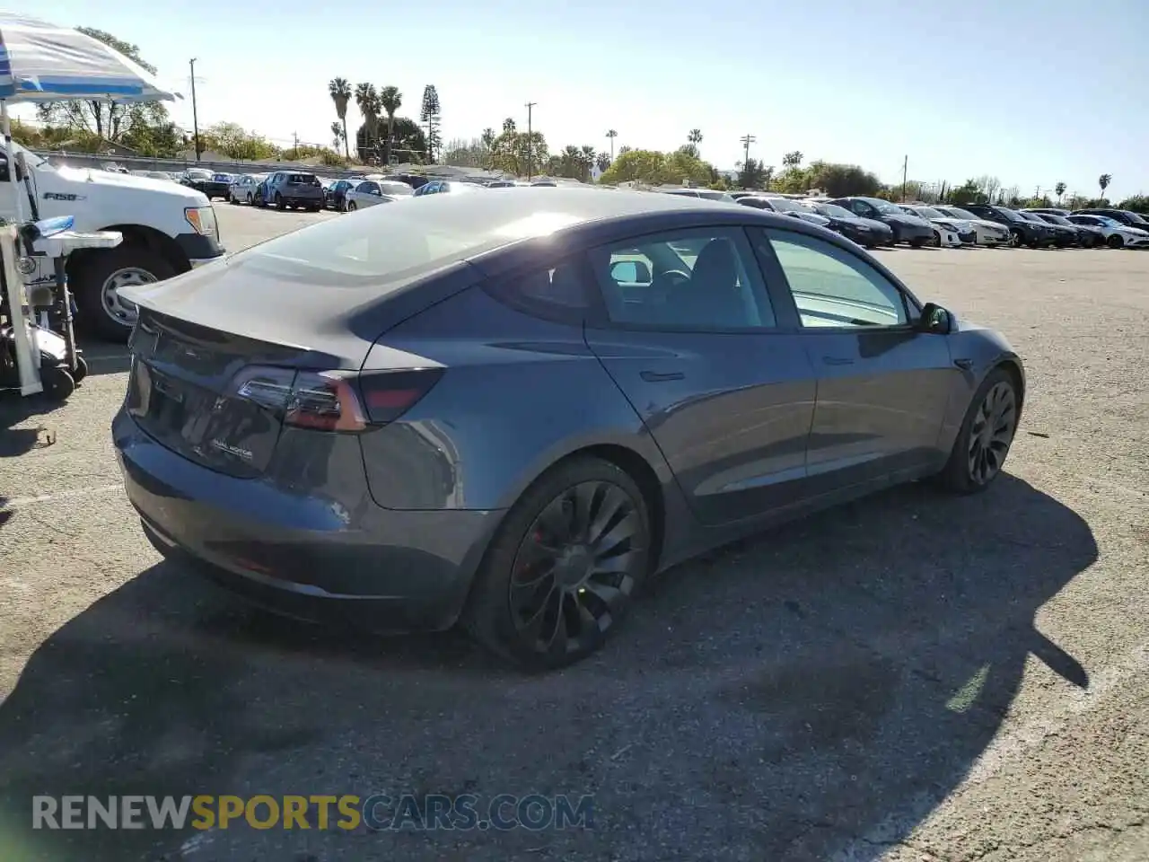 3 Photograph of a damaged car 5YJ3E1EC6NF231565 TESLA MODEL 3 2022