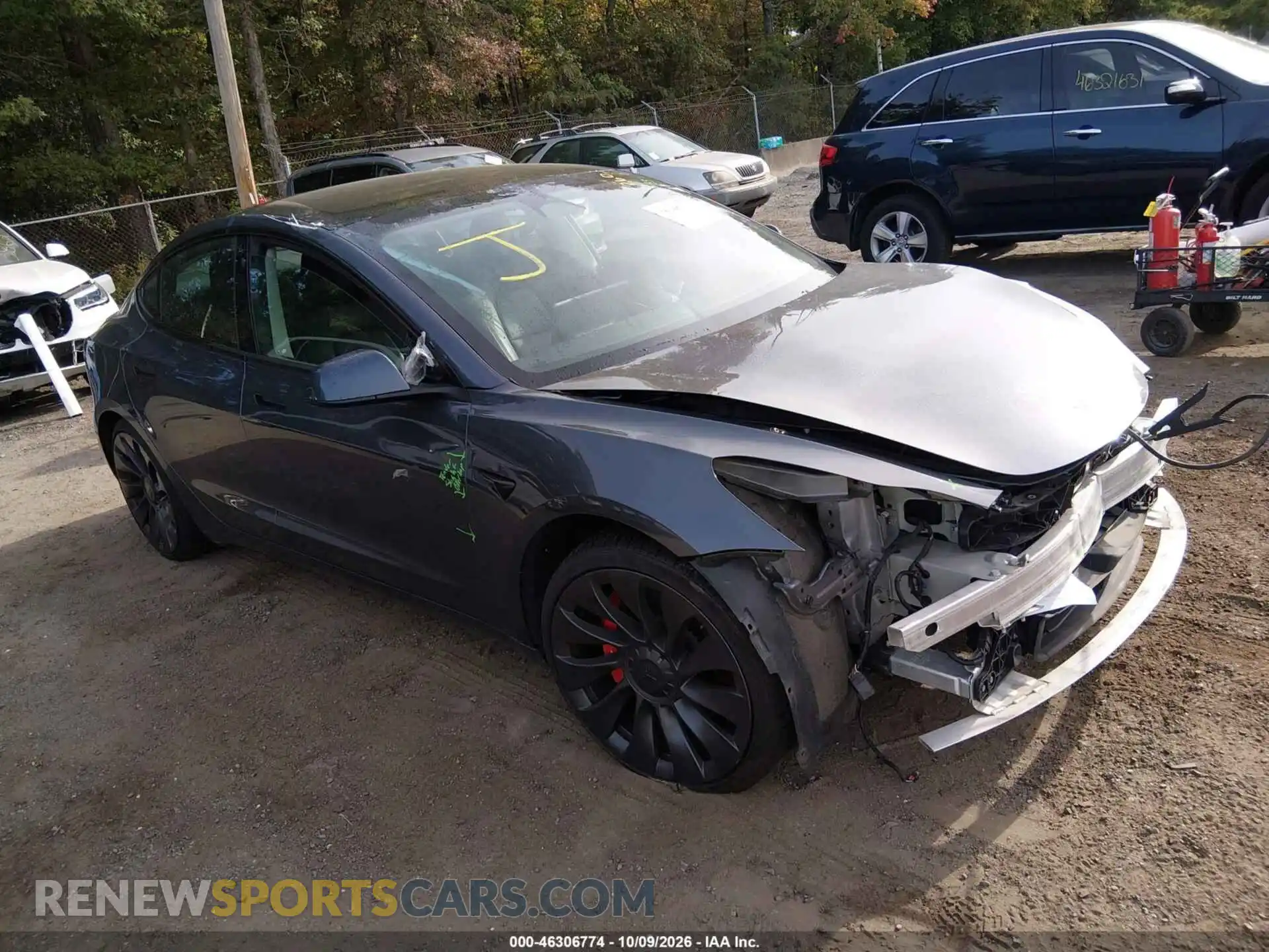 1 fotografías del automóvil dañado 5YJ3E1EC6NF336140 TESLA MODEL 3 2022