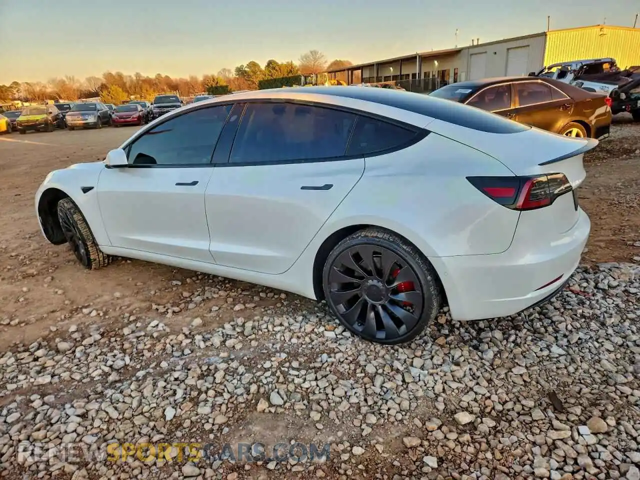 2 Photograph of a damaged car 5YJ3E1EC6NF348529 TESLA MODEL 3 2022