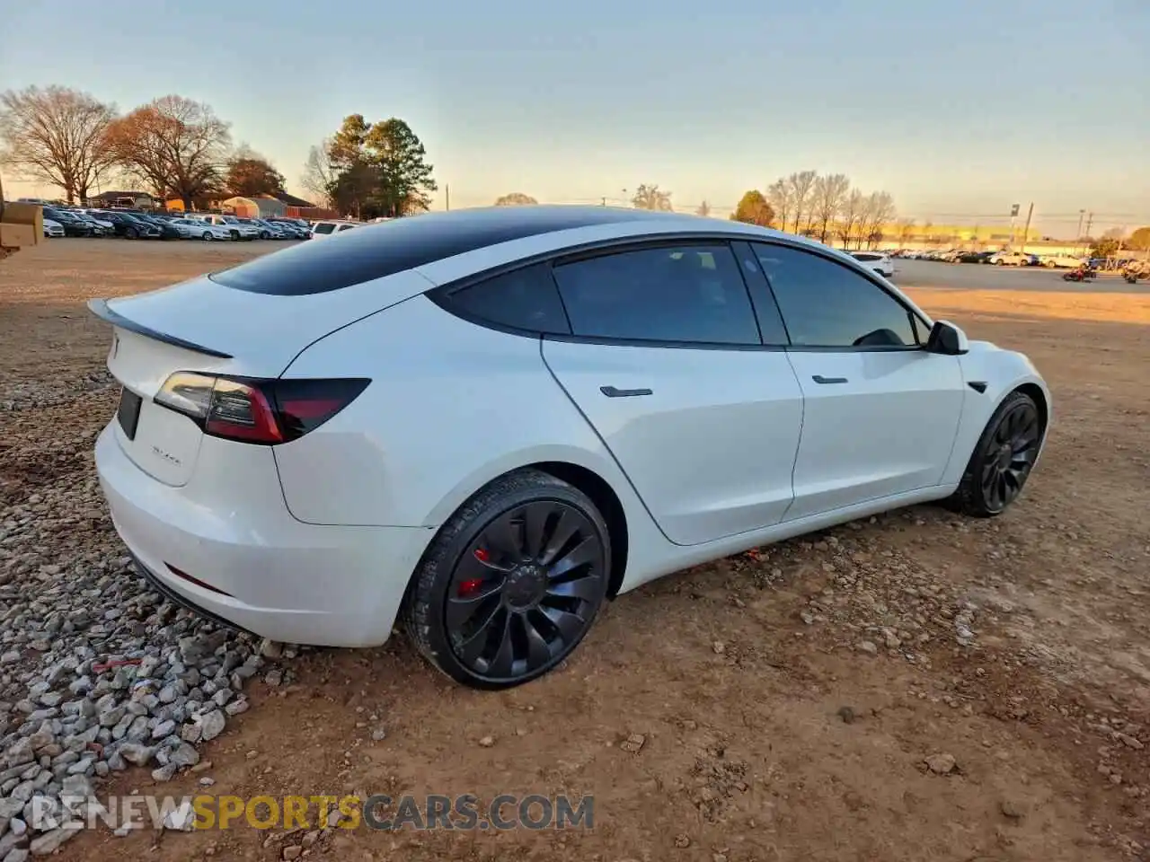 3 Photograph of a damaged car 5YJ3E1EC6NF348529 TESLA MODEL 3 2022