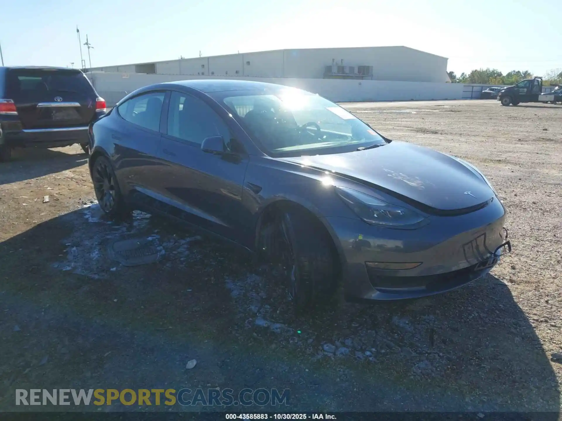 1 Photograph of a damaged car 5YJ3E1EC7NF269905 TESLA MODEL 3 2022