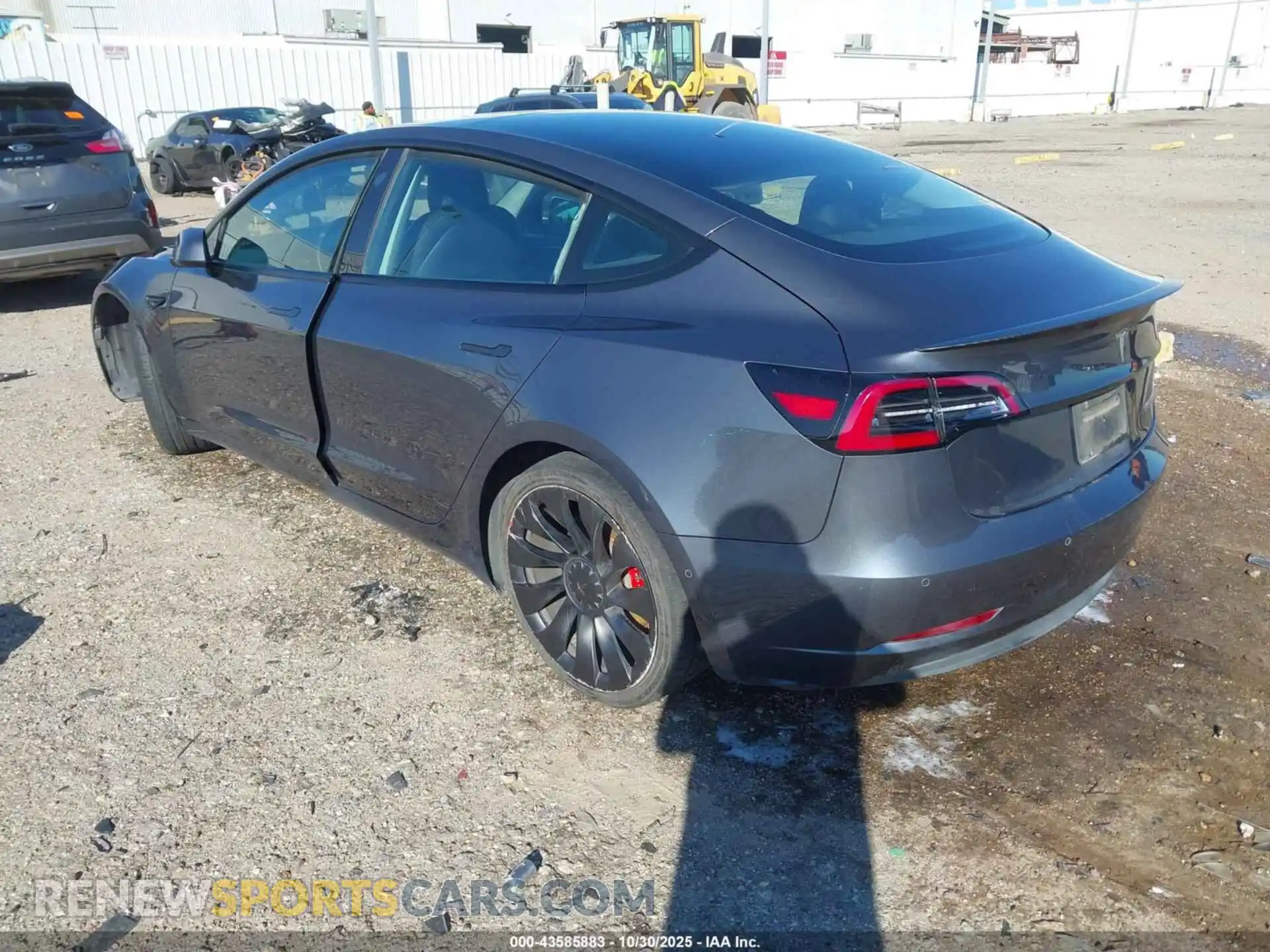 3 Photograph of a damaged car 5YJ3E1EC7NF269905 TESLA MODEL 3 2022
