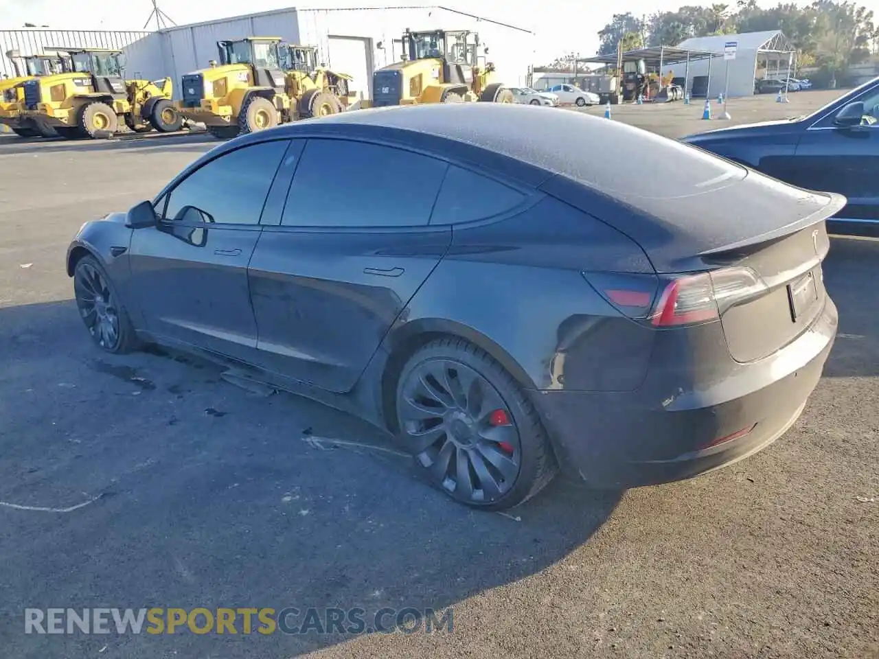 2 Photograph of a damaged car 5YJ3E1EC7NF298630 TESLA MODEL 3 2022