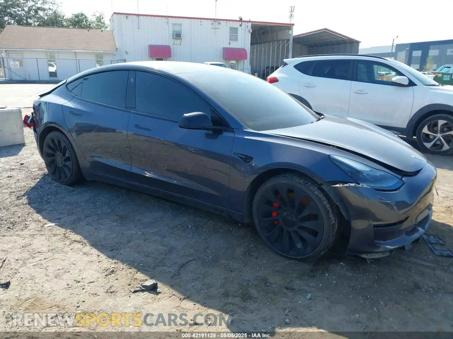 1 Photograph of a damaged car 5YJ3E1EC8NF276975 TESLA MODEL 3 2022